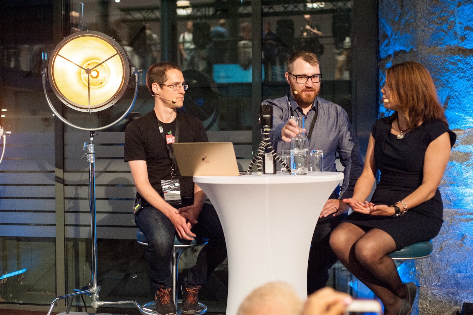 On stage at Devops summit