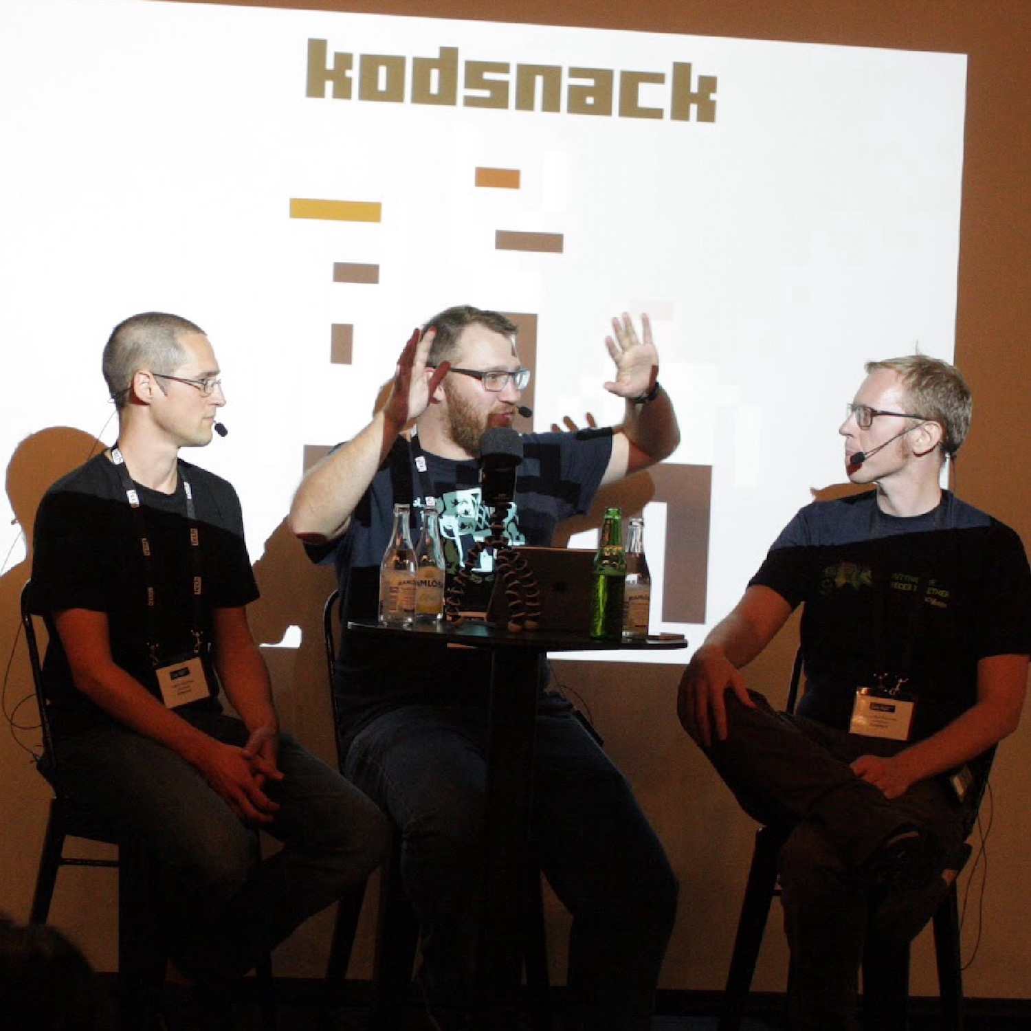 Kodsnack on stage