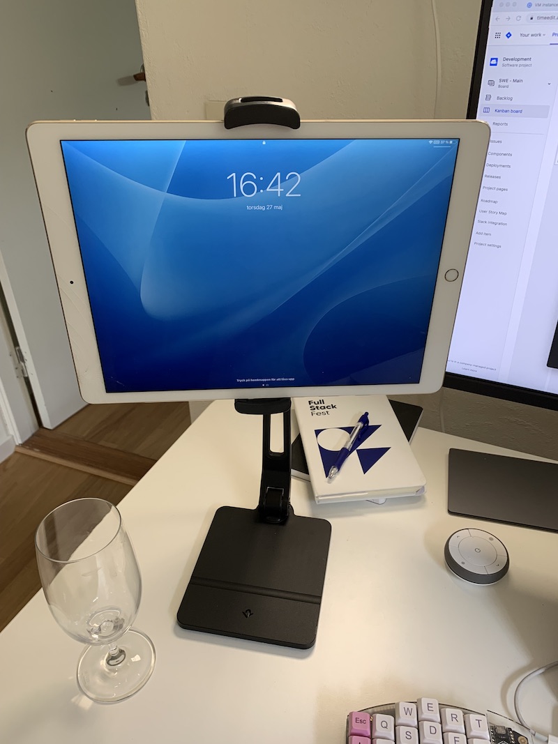 Hoverbar duo Ipad stand