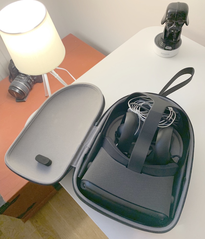 Oculus quest in carrying case