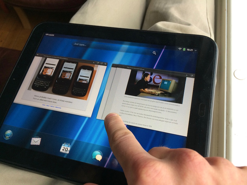 Restored Touchpad running Webos once again