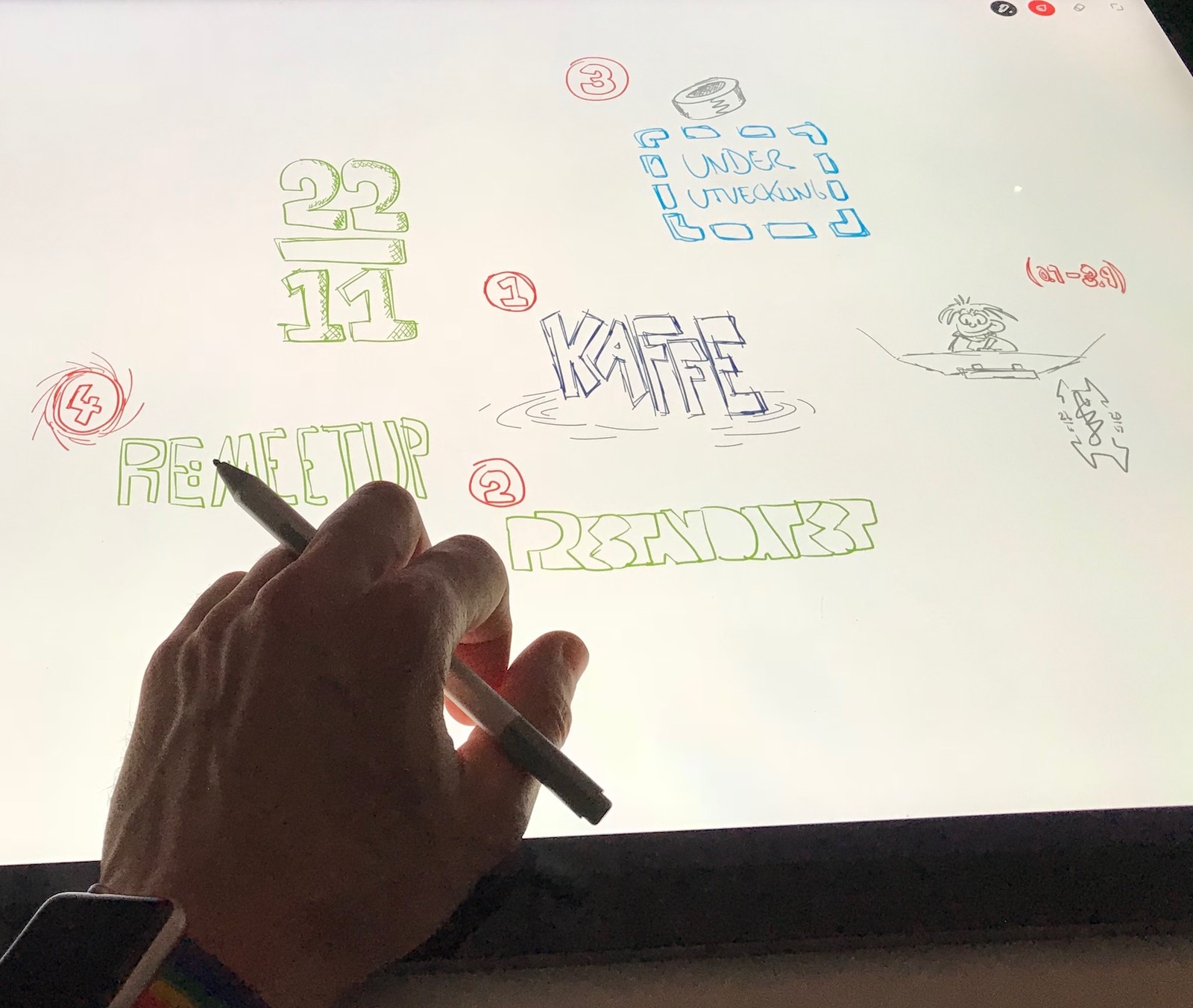 Drawing on the Studio