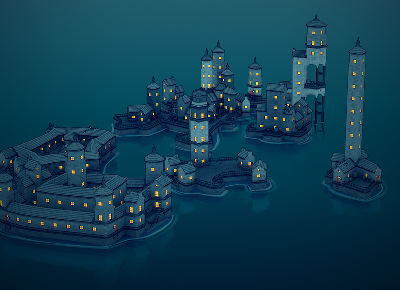 Townscaper town
