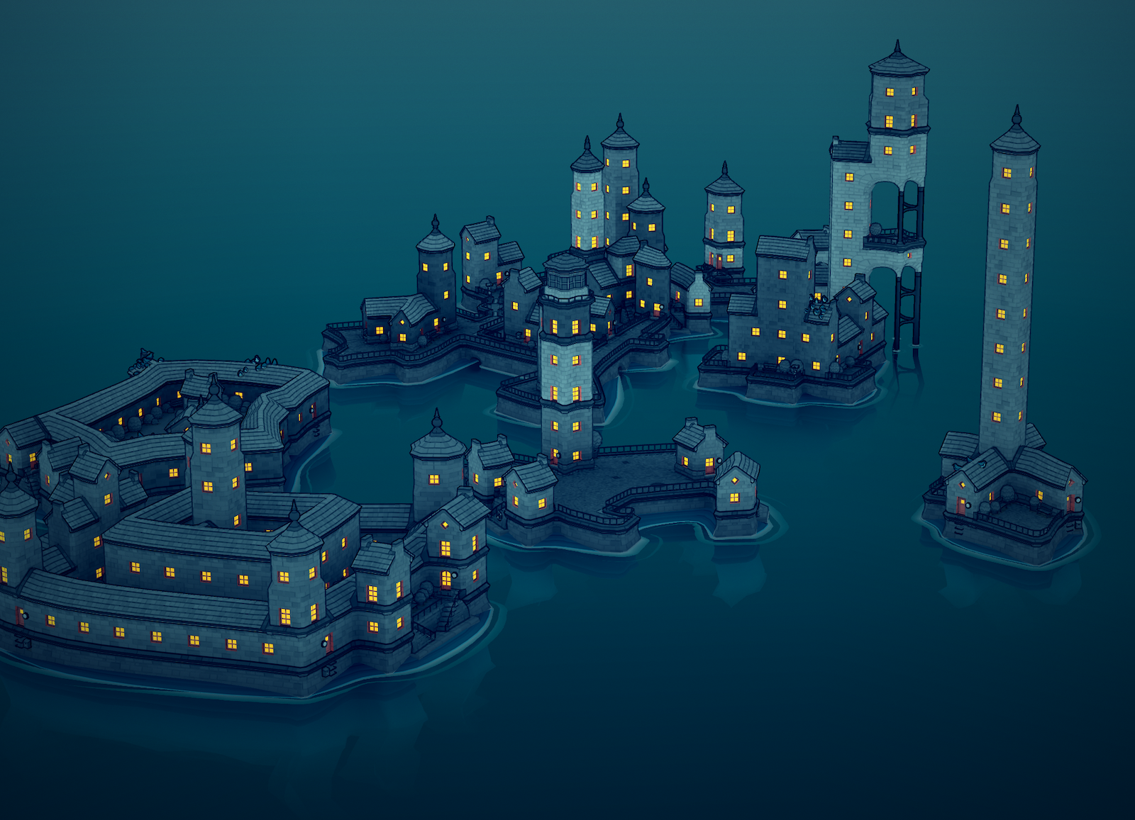 Townscaper town