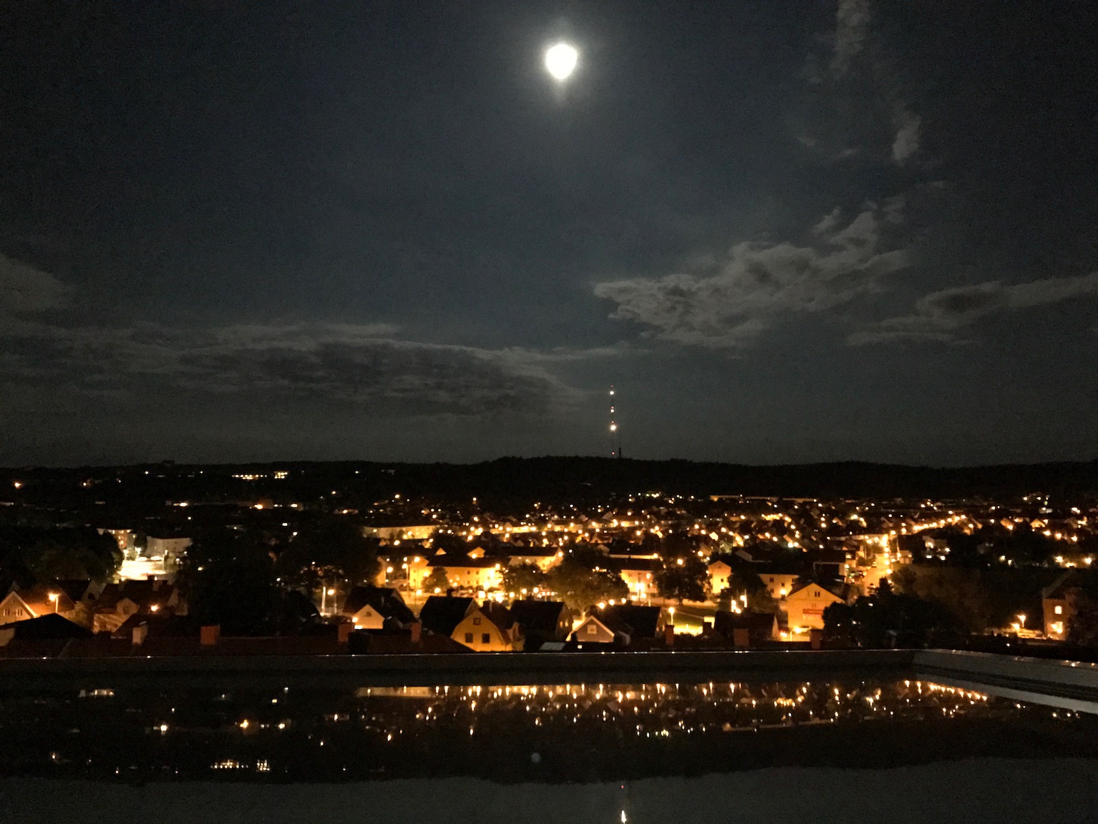 Night view from my window