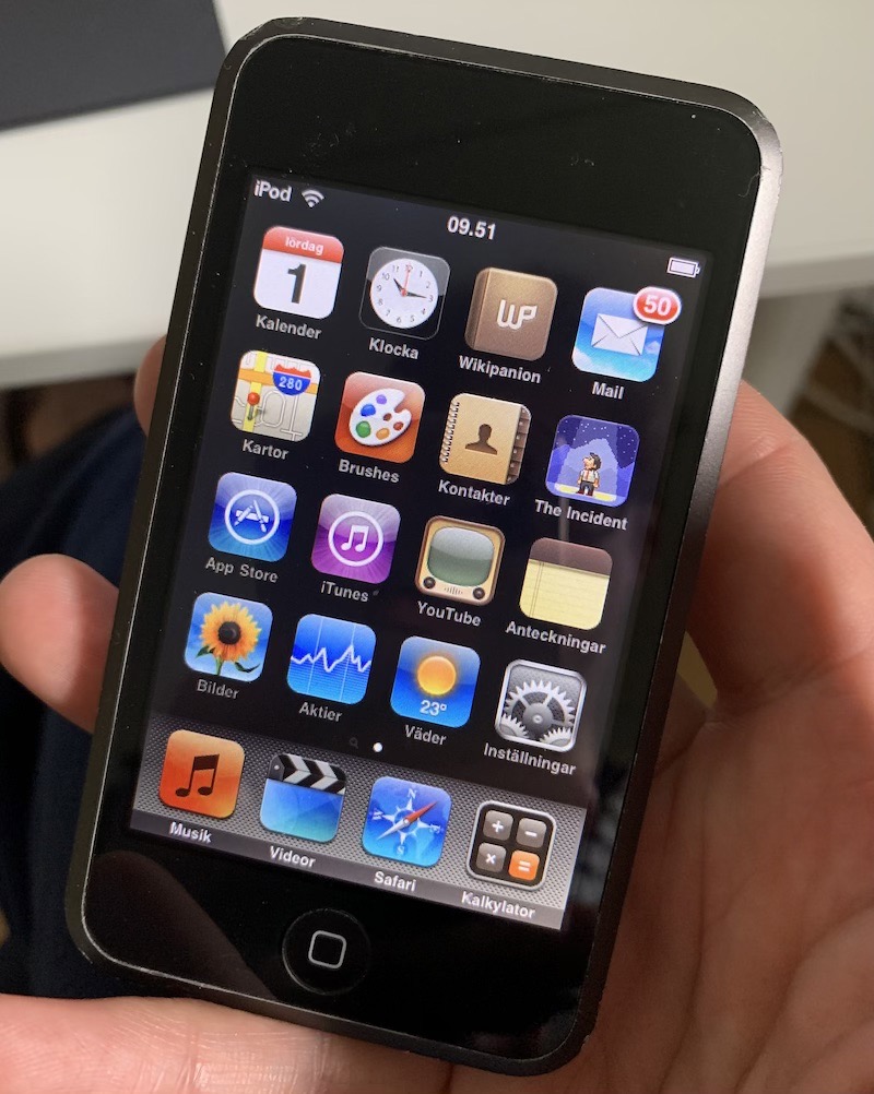 Ipod touch home screen