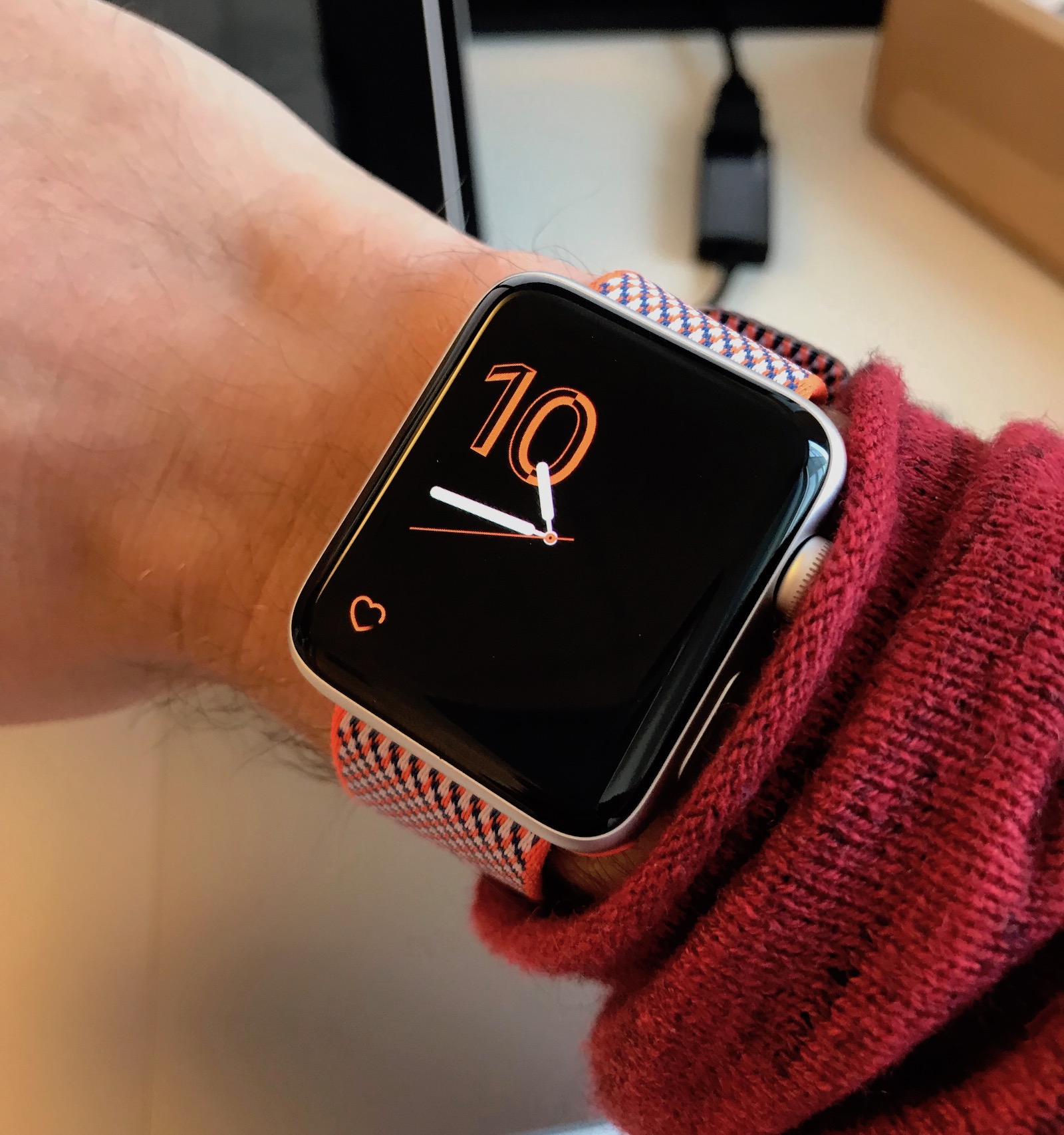 My watch a year ago